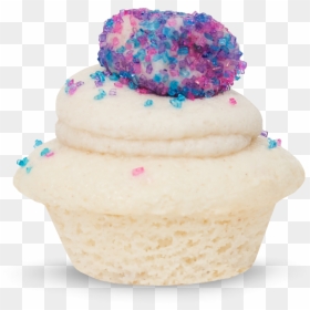 Sugar Cookie Cupcake Small Side View Image - Cupcake, HD Png Download - sugar cookie png