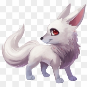 White Fox Transparent Background Png - Cute Wolf Transparent Background, Png Download - wolf drawing png