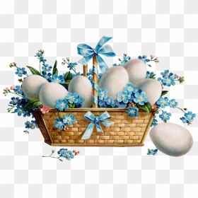 Easter Egg Basket - Kalo Pascha Happy Greek Easter, HD Png Download - easter egg basket png