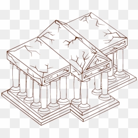 Column, Pillar, Valhalla, Memorial, Greek, Building - University Clip Art, HD Png Download - greek columns png