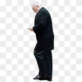 Man Standing Outdoors - Standing, HD Png Download - black man in suit png