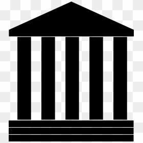Griechisches Gebäude 5 Säulen, HD Png Download - greek columns png