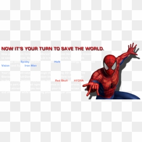 Spider-man, HD Png Download - vision marvel png