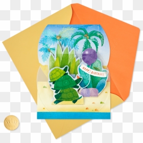 Turtle Aquarium Pop Up Birthday Card , Png Download, Transparent Png - birthday card png