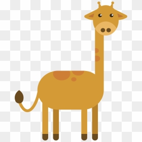 Vector Giraffe Couple - Giraffe, HD Png Download - giraffe cartoon png