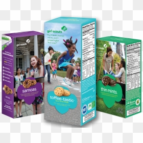 2019 Girl Scout Cookie Lineup"   Class="img Responsive - Girl Scouts Samoas Cookies, HD Png Download - girl scout cookies png