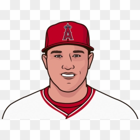 Mike Trout Cartoon, HD Png Download - mike trout png