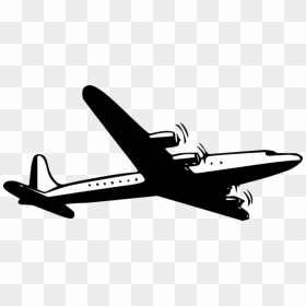 Propellor Airliner Clip Arts - Clip Art Avion, HD Png Download - airliner png