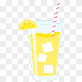 Lemonade Clipart Glass Lemonade - Glass Of Lemonade Clipart, HD Png Download - lemonade clipart png