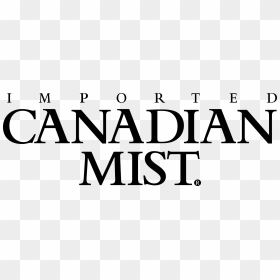 Canadian Mist Logo Png, Transparent Png - black mist png