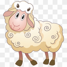 Sheep Clipart - Cartoon, HD Png Download - lamb clipart png