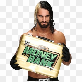 Seth Rollins Money In The Bank Money In The Bank (2015) - Seth Rollins Mr Money Inthe Bank, HD Png Download - wwe ladder png