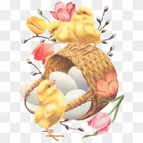 Привітання З Великоднем Gif, HD Png Download - easter egg basket png