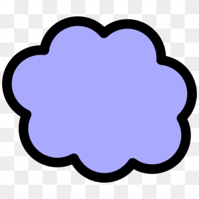 Light Blue Cloud Clip Art - Internet Cloud Icon Free, HD Png Download - purple clouds png