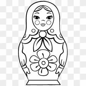 Matryoshka Doll Png Images Download - Матрешка Раскраска, Transparent Png - barack obama face png