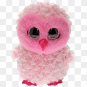 Stuffed Toy, HD Png Download - pink owl png