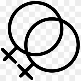 Lesbian - Lesbian Icone, HD Png Download - lesbian symbol png