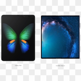 Motorola Razr Vs Galaxy Fold, HD Png Download - galaxy phone png