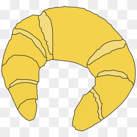 Croissant Clip Art, HD Png Download - french bread png