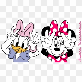 Daisy Duck And Minnie Mouse, HD Png Download - mini mouse png