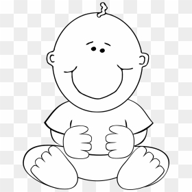 Baby Boy Clip Art Image - Baby Clip Art Black And White, HD Png Download - poro png