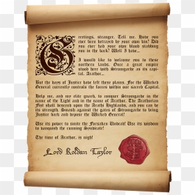Scroll, HD Png Download - parchment scroll png