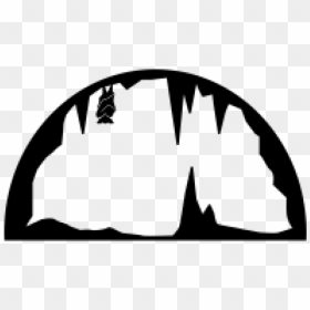 Free Drawn Cavern, Download Free Clip Art - Bat Cave Png, Transparent Png - stalagmite png