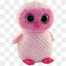 Twiggy The Pink Owl Large 18” Plush - Pink Owl Twiggy Jumbo Ty, HD Png Download - pink owl png