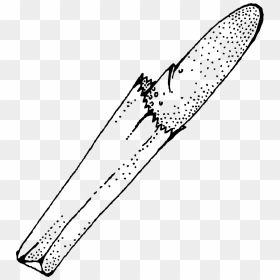 French Bread Clip Art Black And White, HD Png Download - french bread png