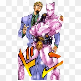 Jjba Kira Yoshikage And Killer Queen Clipart , Png - Killer Queen Kira Yoshikage Manga, Transparent Png - yoshikage kira png