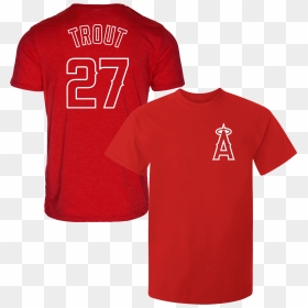 Jersey T Shirt Mlb, HD Png Download - mike trout png