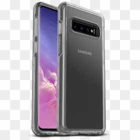 Otterbox Symmetry Clear Cover For Galaxy S10 Plus - Otterbox Symmetry Samsung S10, HD Png Download - galaxy phone png