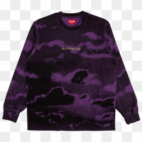 Sweater, HD Png Download - purple clouds png