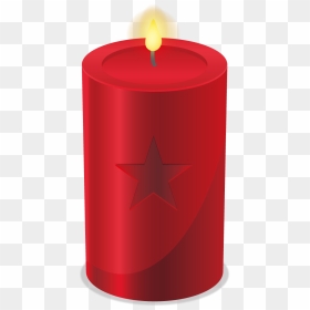 Flameless Wax Red Transprent Png Free Download - Box, Transparent Png - red candle png