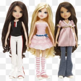 Momoko Doll Moxie Girlz Barbie Bratz - Moxie Girlz Dolls, HD Png Download - bratz png