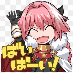 Transparent Astolfo Png - Astolfo Bye, Png Download - astolfo png