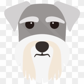 Dog Schnauzer Icon Transparent, HD Png Download - schnauzer png