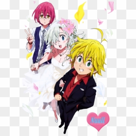 Nanatsu No Taizai, Anime, And Meliodas Image - Meliodas And Elizabeth, HD Png Download - meliodas png