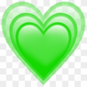 #heart #corazon #green #verde #emoji #stickers  #corazones - Iphone Heart Emoji Png, Transparent Png - corazones emojis png