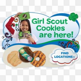 Peanut Butter Cookie, HD Png Download - girl scout cookies png