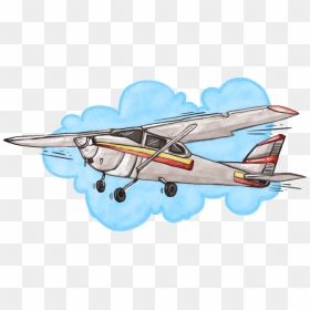 Flight Airplane Cessna 152 Sky Free Clipart Hq - Cessna 152 Png Transparent, Png Download - cessna logo png