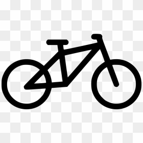 Png File Svg - Simple Bicycle Icon, Transparent Png - bicycle icon png