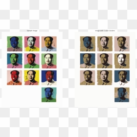 Color Clusters Art Valuation - Collage, HD Png Download - machine learning png