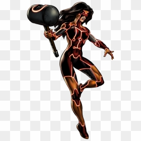 Spider Woman Png Clipart - Heroes Marvel Avengers Alliance, Transparent Png - black widow comic png