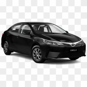 Toyota Yaris Black 2018 - Toyota Corolla Sedan 2018, HD Png Download - toyota corolla png