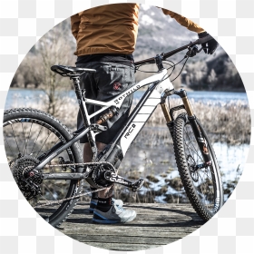 Slide Icon - Hybrid Bicycle, HD Png Download - bicycle icon png