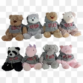 Stuffed Animal, Cuddle Buddy, Hoodie/iup Logo - Teddy Bear, HD Png Download - stuffed animals png