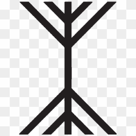 Hot And Cold Symbol, HD Png Download - yggdrasil png