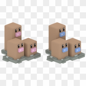 Download Zip Archive - Pokemon Quest Shiny Dugtrio, HD Png Download - dugtrio png