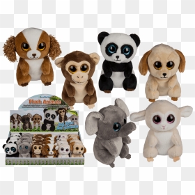 Big Eyed Zoo Animals, HD Png Download - stuffed animals png